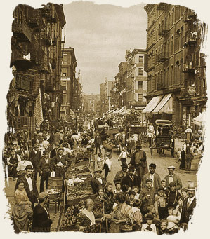 Mulberry Street, New York City, Created/Published ca. 1900